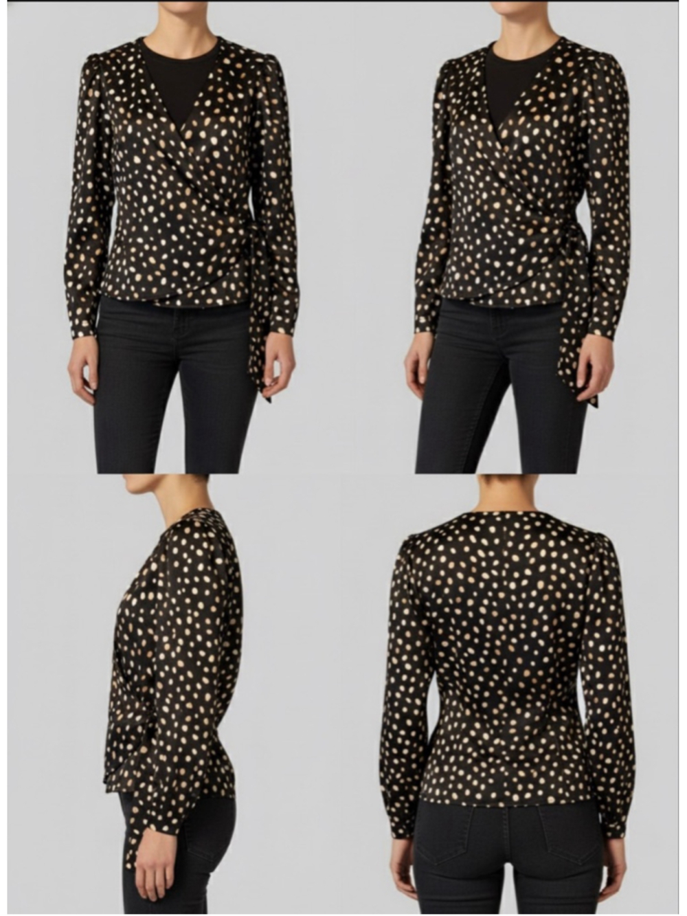 Silky animal print and Taylor blouse  - Picture 5 of 12